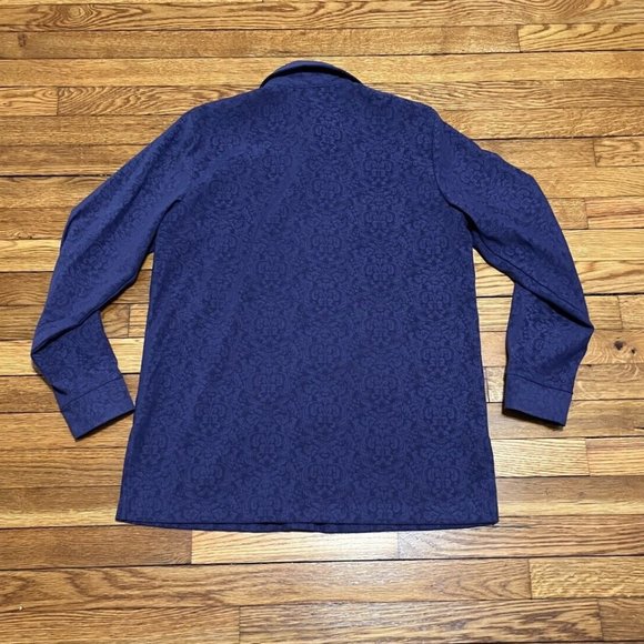 VINTAGE APPLESEED’S Women's Purple Button-Up Dress Shirt Size 12 - Picture 2 of 3